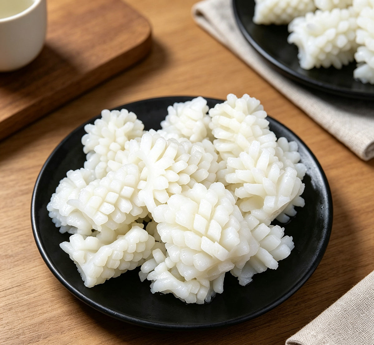 Delicate Snowflake Squid: A Gourmet Seafood Delight